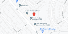 Trinity Timbers Assisted Living in google map