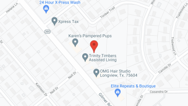 Trinity Timbers Assisted Living in google map