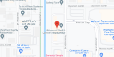 Advanced Health Care of Albuquerque in google map