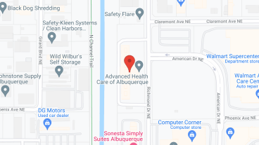 Advanced Health Care of Albuquerque in google map