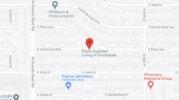 The Plaza Assisted Living of Scottsdale in google map