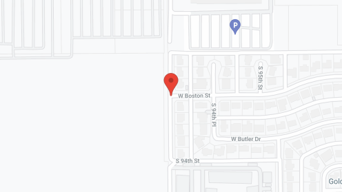 Map of the neighborhood around The Park at Copper Creek