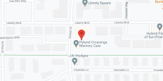 Hyland Crossings in google map