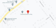 Cardinal Senior Living in google map
