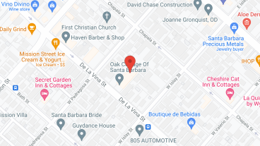 Oak Cottage of Santa Barbara in google map