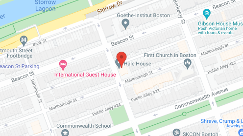 Map of the neighborhood around Hale House