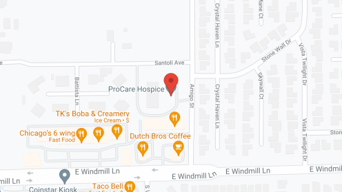Map of the neighborhood around Blue Sky Memory Care