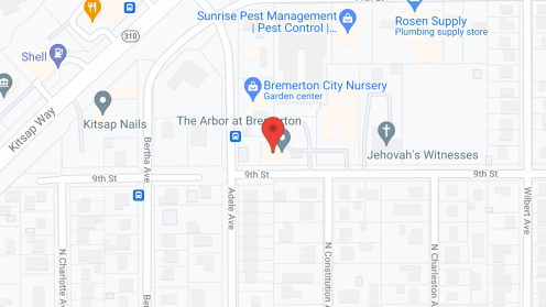 Map of the neighborhood around The Arbor at Bremerton