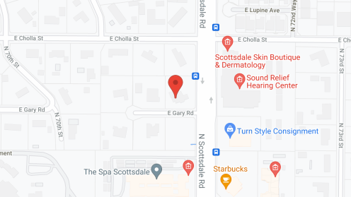Map of the neighborhood around Park Place Residences