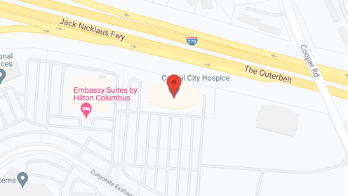Map of the neighborhood around Capital City Hospice