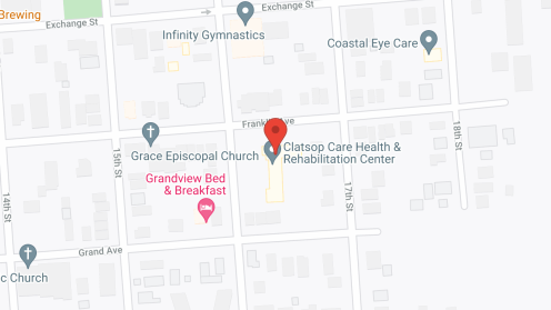 Map of the neighborhood around Clatsop Care Ctr