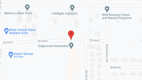 Map of the neighborhood around Edgewood Vista-Alexandria