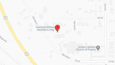 Diamond Willow Assisted Living of Proctor in google map