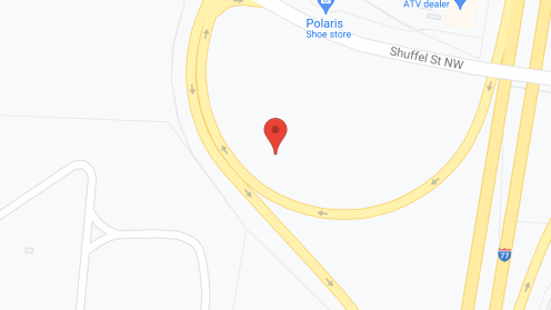 Map of the neighborhood around Sanctuary Grande