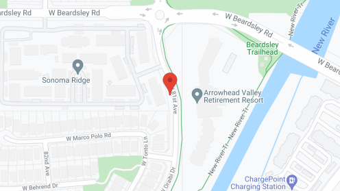 Map of the neighborhood around Arrowhead Valley Retirement Resort