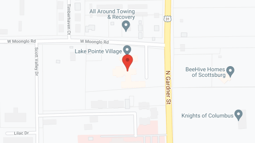 Map of the neighborhood around Scott Villa Living Ctr