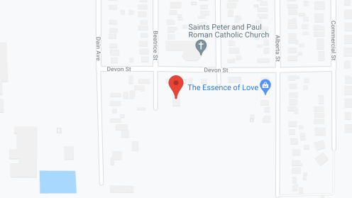 Map of the neighborhood around Beatrice Manor
