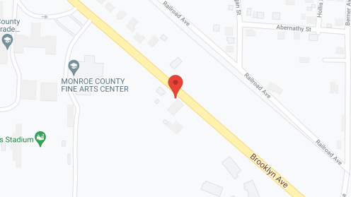 Map of the neighborhood around Forsyth Station Senior Community