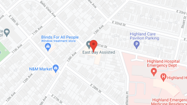 East Bay Assisted Living in google map