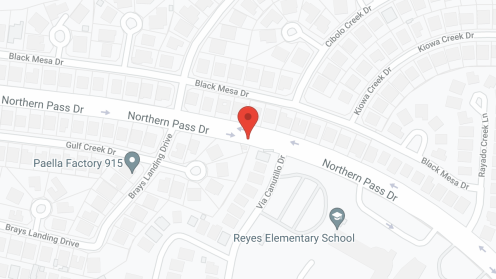 Map of the neighborhood around The Legacy at Cimarron