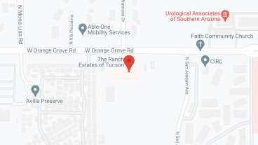 The Ranch Estates of Tucson in google map