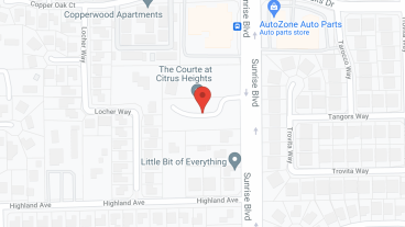 The Courte at Citrus Heights in google map