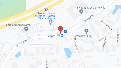 Map of the neighborhood around Symphony of Centerville
