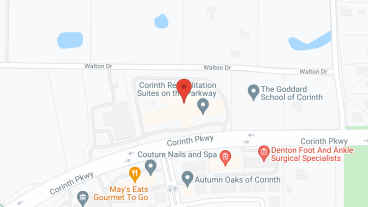 Corinth Rehabilitation Suites on the Parkway in google map