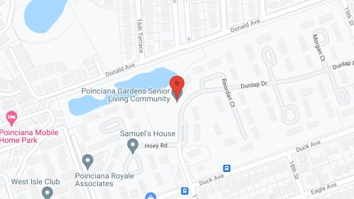Map of the neighborhood around Poinciana Gardens