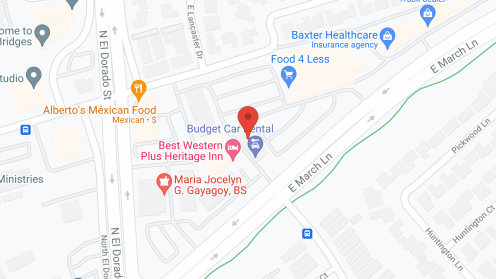 Map of the neighborhood around Around The Clock Care