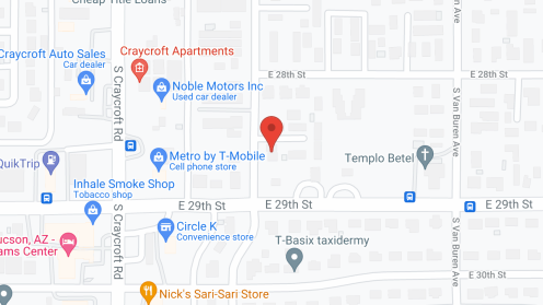 Map of the neighborhood around Jefferson Village