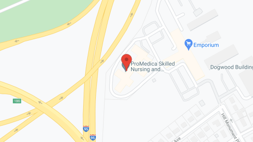 Map of the neighborhood around ProMedica Imperial