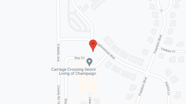 Carriage Crossing Champaign in google map