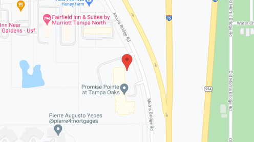 Map of the neighborhood around Promise Pointe at Tampa Oaks