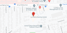 La Palma Nursing Center in google map
