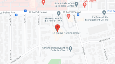 La Palma Nursing Center in google map