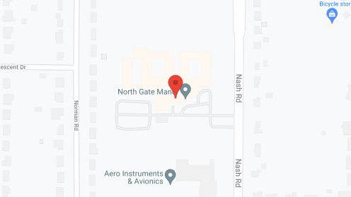 Map of the neighborhood around Northgate Health Care Facility