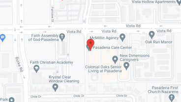 Pasadena Care Center in google map