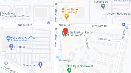 Map of the neighborhood around Central Oklahoma Christian Hm