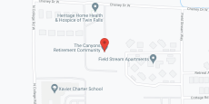 Canyons Retirement Community in google map