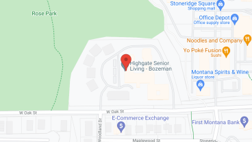 Bozeman Highgate Senior Living in google map