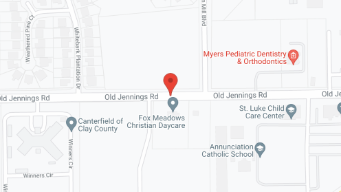 Map of the neighborhood around Canterfield of Jacksonville
