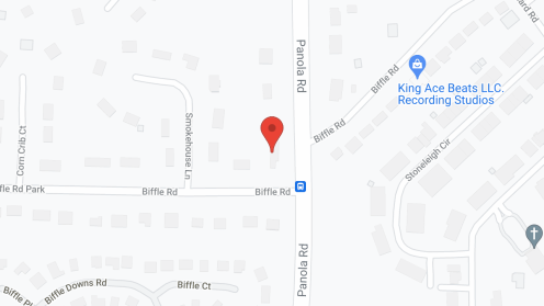 Map of the neighborhood around Oasis Pch