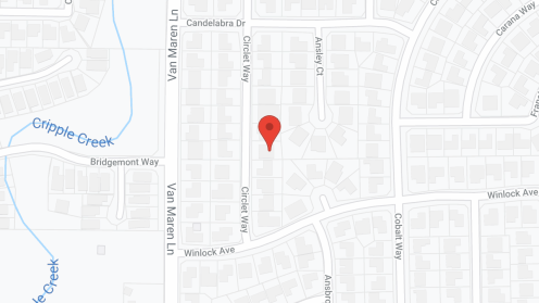 Map of the neighborhood around Advanced Care Facility