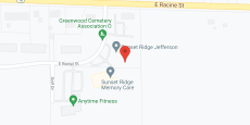 Sunset Ridge Jefferson in google map