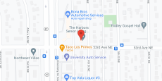 The Harbors Senior Living of Fridley in google map
