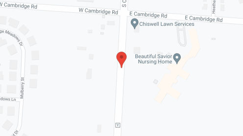 Map of the neighborhood around Beautiful Savior