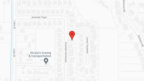 Map of the neighborhood around Hortensia Villa Assisted Living