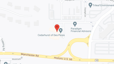 Cedarhurst of Des Peres in google map