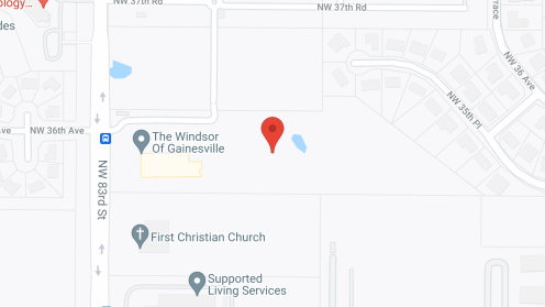Map of the neighborhood around The Windsor of Gainesville